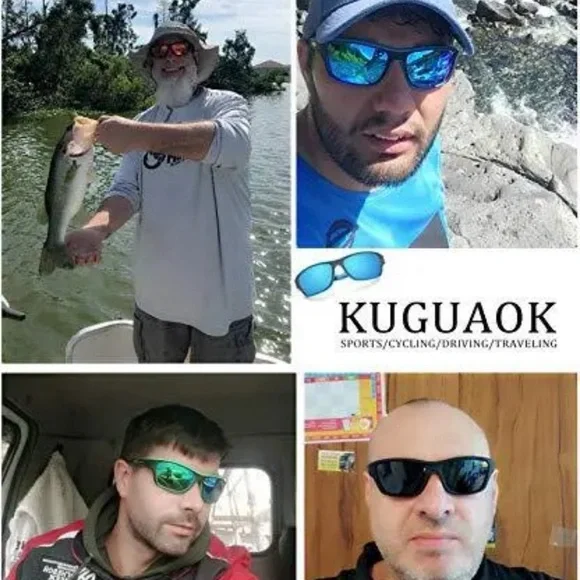 Blue Polarized UV400 Protection Sunglasses Fishing Cycling Hiking and S… - Picture 3 of 8